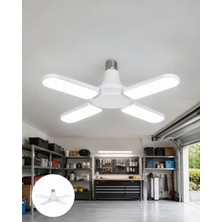 4 Kollu LED Ampül 60 Watt 6000 Lumen Beyaz Işık