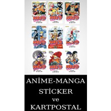 Gerekli Şeyler Yayıncılık Naruto 1-2-3-4-5-6-7-8-9 Manga Seti (9 Kitap) / Anime-Manga Sticker ve Kartpostal Hediyeli