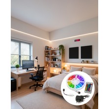 5 Metre 2835 Smd Rgb Şerit LED Uzaktan Kumandalı UCZZ5MRGBLED-1