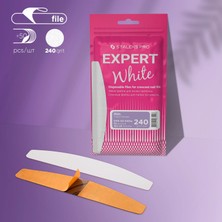 Staleks Expert 42 Yarım Ay Yedek Törpü Beyaz 240 Grit 50 Adet
