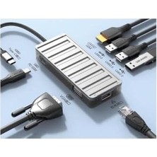 100W 7in1 Usb-C Hub Adaptör Hb-12