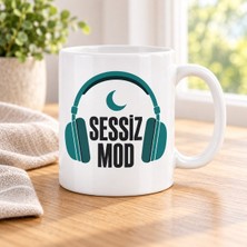 Ulu Pazarlama Sessiz Mod Tasarımlı Porselen Kupa - Model 292