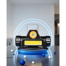 Şarjlı Kafa Lambası 1200 Lümen Cob LED