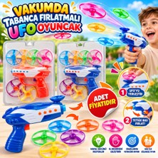 NW NessiWorld DMN0700 Vakumda Tabanca Fırlatmalı Ufo Oyuncak (Adet Fiyatıdır)