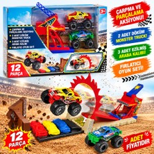 NW NessiWorld SNT31206  12 Pcs Monster Truck Oyuncak