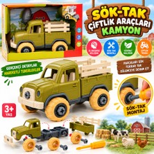 NW NessiWorld LC-31284 Sök-Tak Çiftlik Araçları Kamyon Oyuncak