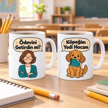 Ulu Pazarlama Ödevini Getirdin Mi? 2'li Porselen Kupa Seti - Model 400