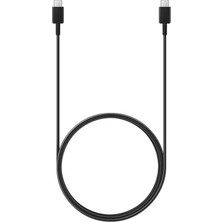 Samsung EP-DX310J 3A 60W Usb-C To Usb-C Hızlı Şarj ve Data Kablosu 1,8 M - Siyah