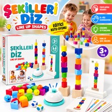 NW NessiWorld RD5660 Şekilleri Diz (Lineup Shapes) Eğitici Kutu Oyunu