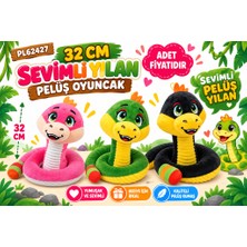 NW NessiWorld PL62427 32 cm Sevimli Yılan Peluş Oyuncak (Adet Fiyatıdır)