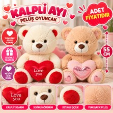 NW NessiWorld PL50233 55 cm Kalpli Ayı Peluş Oyuncak (Adet Fiyatıdır)