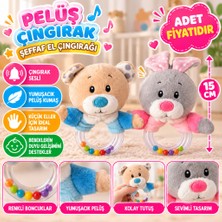 NW NessiWorld PL50191 15CM Şeffaf El Çıngırağı Peluş Çıngırak (Adet Fiyatıdır)
