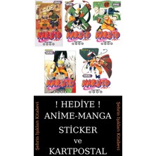 Gerekli Şeyler Yayıncılık Naruto 16-17-18-19-20 Manga Seti (5 Kitap) / Anime-Manga Sticker ve Kartpostal Hediyeli