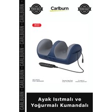 Carlburn Ayak Isıtmalı ve Yoğurmalı Kumandalı Kişisel Rahatlama Siyah Renk