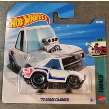 Hot Wheels Tooned 70 Dodge Charger Beyaz 1:64 Metal Model Araba 188/250