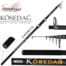 Port Fish Portfish Kösedağ 3,90M 3,50 Lbs Teleskopik Kamış