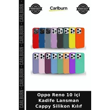 Carlburn Oppo Reno 10 Içi Kadife Lansman Cappy Silikon Kılıf Cep Aksesuar Cihaz Kabı Telefon Kligi
