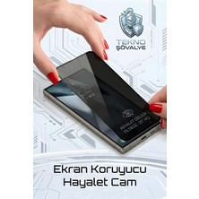 Tekno Şövalye Samsung A07 Hayalet Tam Kaplayan Antistatik 9h Ekran Koruyucu Cam