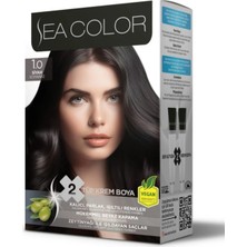 Sea Color Kit Saç Boyası-1.0-Siyah