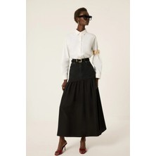 Touche Prive Denim Poplin Etek