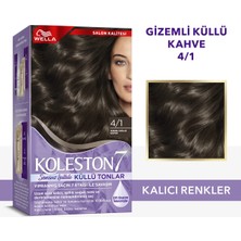 Wella Koleston Supreme Kit Saç Boyası 4/1 Gizemli Küllü Kumral