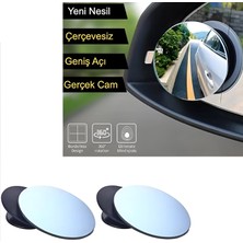 Motiva Kör Nokta Ayna 50MM Ayarlanabi̇li̇r Çerçevesi̇z Yeni Nesil ( Set )