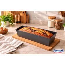 Abnturk 35X11CM Gri Paslanmaz Çelik Baton Kek Kalıbı-Yapışmaz Ekmek Kek Hamur Işleri Için Kalıp