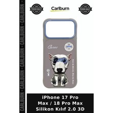Carlburn iPhone 17 Pro Max / 18 Pro Max Silikon Kılıf 2.0 3D Modern Kılıfı Tasarım