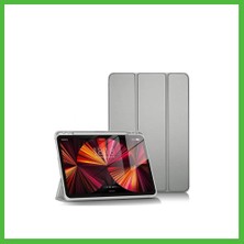 Bezos iPad Pro 11 (2024) Kılıf Tablet Smart Kılıf - Gri Arz