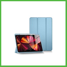 Bezos iPad Pro 11 (2024) Kılıf Tablet Smart Kılıf - Mavi Arz