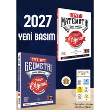 Tyt Matematik & Tyt Ayt Geometri Soru Bankası Seti Orijinal Yayınları (2027 Yeni Basım) + Motivasyon Seti Hediyeli