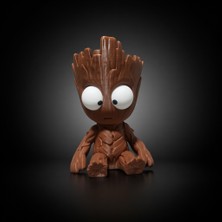 Demirhan3D 🌱 Hareketli Gözlü Baby Groot Figürü 13,5 cm 👀 | Sevimli Dekoratif Biblo ve Hediye
