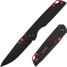 Tenable Mini Warrior | Siyah G10 Sap | Siyahlaştırılmış Nitro-V Çelik Çakı | B2005A1