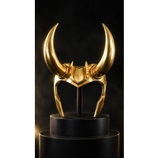 Alpin Loki Başkanlık Tacı - Boynuzlu Cosplay Kaskı & Film Aksesuarı 3D Model