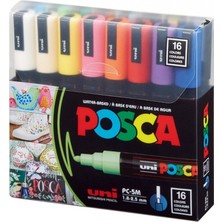 Posca 5m Ana Renkler 16 Set