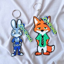 Rmys Zootopia Karakter Anahtarlık 2'li Set – Judy Hopps & Nick Wilde