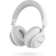 Ven-Dens VD-HP017 Bluetooth 5.4 Kablosuz Kulak Üstü Kulaklık, 40 mm Sürücü, Hd Stereo Ses, Yaklaşık 20 Saat Kullanım, Beyaz
