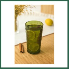 Vintessy Vıntessy Allegra Koyu Yeşil 6?lı Bardak Seti 750 ml Akrilik Malzeme - Cam Değildir Kırılmaya Dayanıklı BZS01