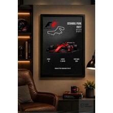 Isf Markt Formula 1 Istanbul Park 2027 Özel Tasarım Poster | 33X48 cm Çerçeveli