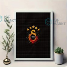 Isf Markt 5d Dıy Elmas Boyama Seti - Sarı Kırmızı Aslan BAYRAK30X30 cm