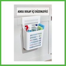 Bezos Askılı Dolap Içi Düzenleyici & Sepet Raf Organizeri & Çok Amaçlı Düzenleyici & Deterjanlık Şampuanlık Arz