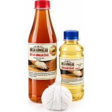Mega Gomalak Şeffaf Gomalak 330ML + Cila Yağı 250ML + Sürme Topu Hediyeli