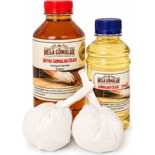 Mega Gomalak Şeffaf Cila Seti Gomalak 500 + Cila Yağı 250 ml + 2 Adet Sürme Topu