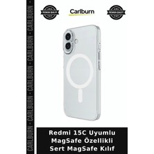 Carlburn Redmi 15C Uyumlu Magsafe Özellikli Sert Magsafe Kılıf Cihaz Örtüsü Telefon Koruma Koruyucu