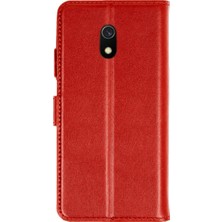SS Home Concept Xiaomi Redmi 8A 4g Trend S Plus Kapaklı Kılıf - Kırmızı
