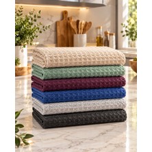 Denissly 30×50 cm Petek Dokulu Mutfak Havlusu – 6’lı Set