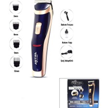 Str Store Saç Sakal Kesme Traş Makinesi Fiş Şarjlı - LED Gösterge - Renkli Krom Kaplama Gövde  RD-6005