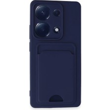 SS Home Concept Xiaomi Redmi Note 13 Pro 4g Kılıf Kelvin Kartvizitli Silikon - Lacivert