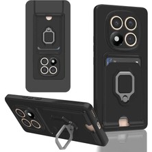 SS Home Concept Xiaomi Redmi Note 14 Pro Plus Kılıf Zuma Kartvizitli Yüzüklü Silikon - Siyah