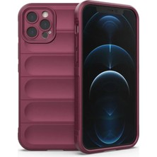 SS Home Concept Apple iPhone 12 Pro Kılıf Optimum Silikon - Bordo